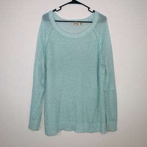 Faded Glory Pastel Green Sweater